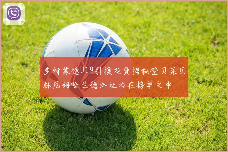 多特蒙德U19引援花费揭秘登贝莱贝林厄姆哈兰德加杜均在榜单之中